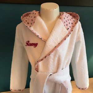 Children's sponge bathrobe